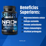 ⚡ NAD + RESVERATROL™ – ENERGÍA QUE SE SIENTE, JUVENTUD QUE SE NOTA ✨ (60 caps)