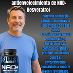 ⚡ NAD + RESVERATROL™ – ENERGÍA QUE SE SIENTE, JUVENTUD QUE SE NOTA ✨ (60 caps)